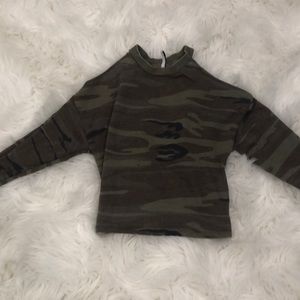 Camouflage long sleeve shirt